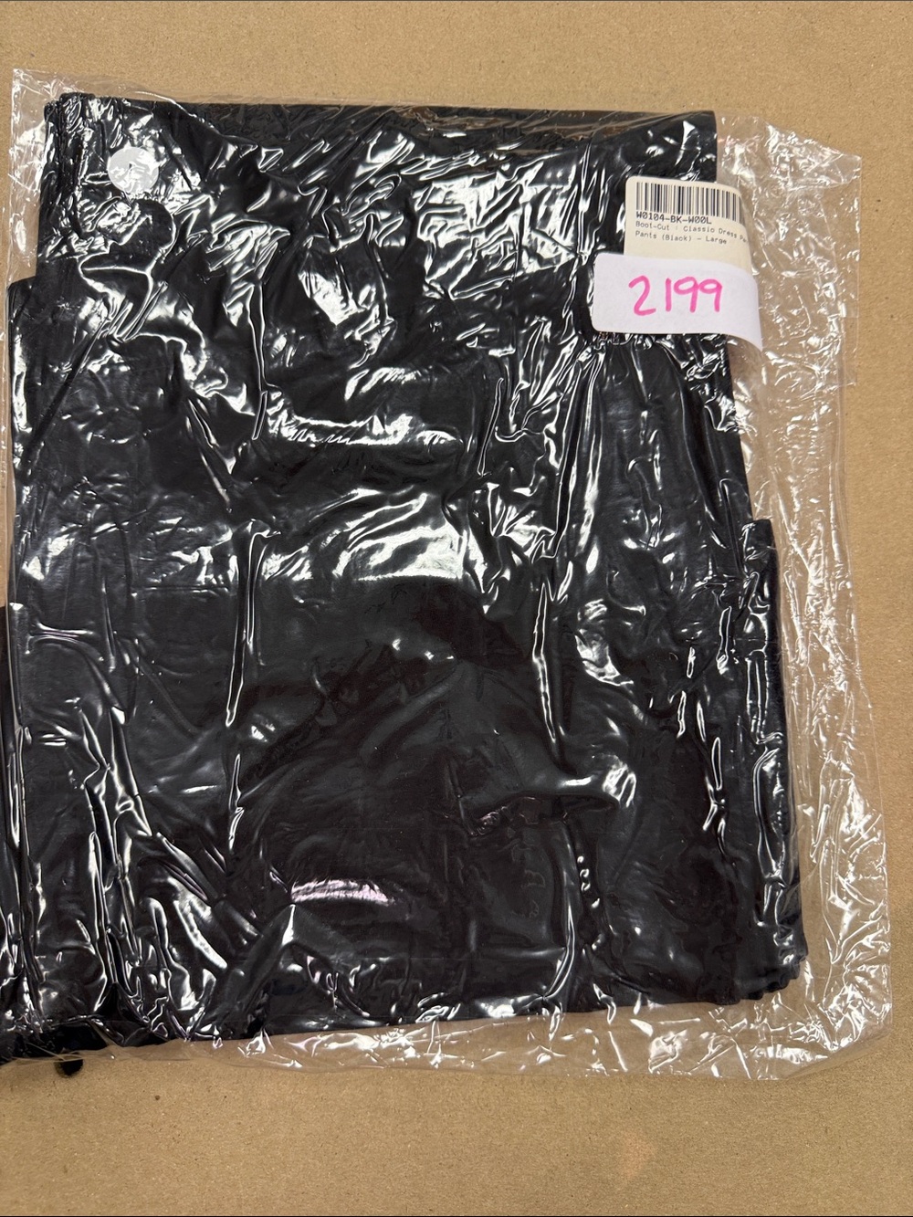 New Betabrand Black Bootcut Classic Dress Pant Yoga Pants Large